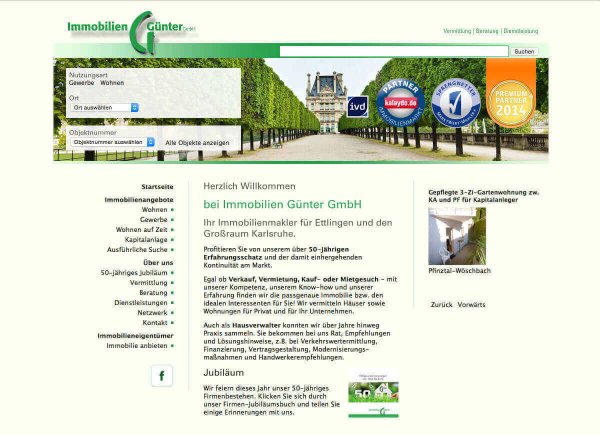 Günter Immobilien - Startseite